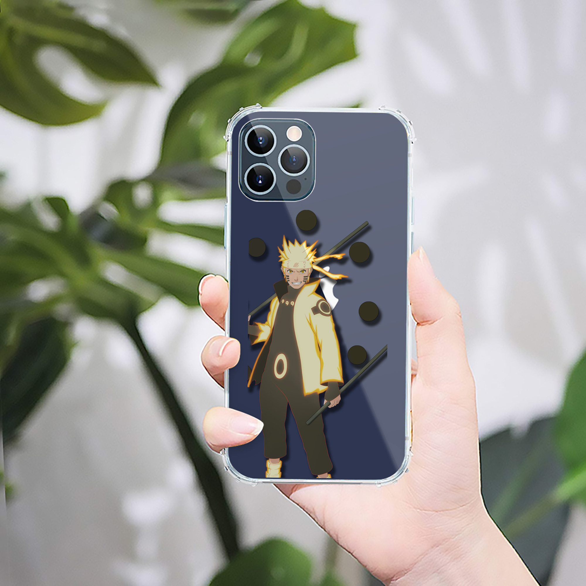 （画像用） NARUTO -ナルト- うずまき ナルト Uzumaki Naruto 【iPhone 12シリーズ対応】透明スマホケース（クリアソフトケース）